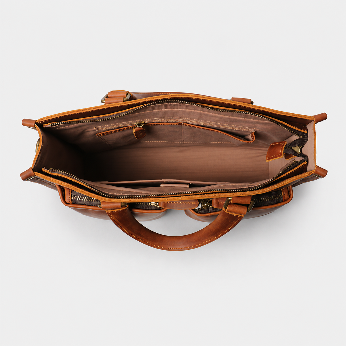 Pemberton Slim Leather Briefcase