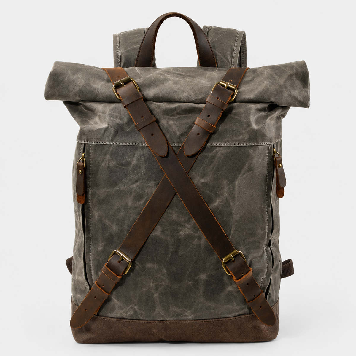 Barron Cross‑Strap Canvas Rucksack