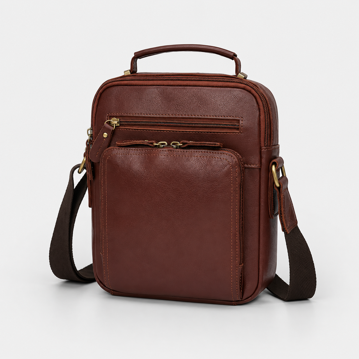 River Leather Zip Crossbody