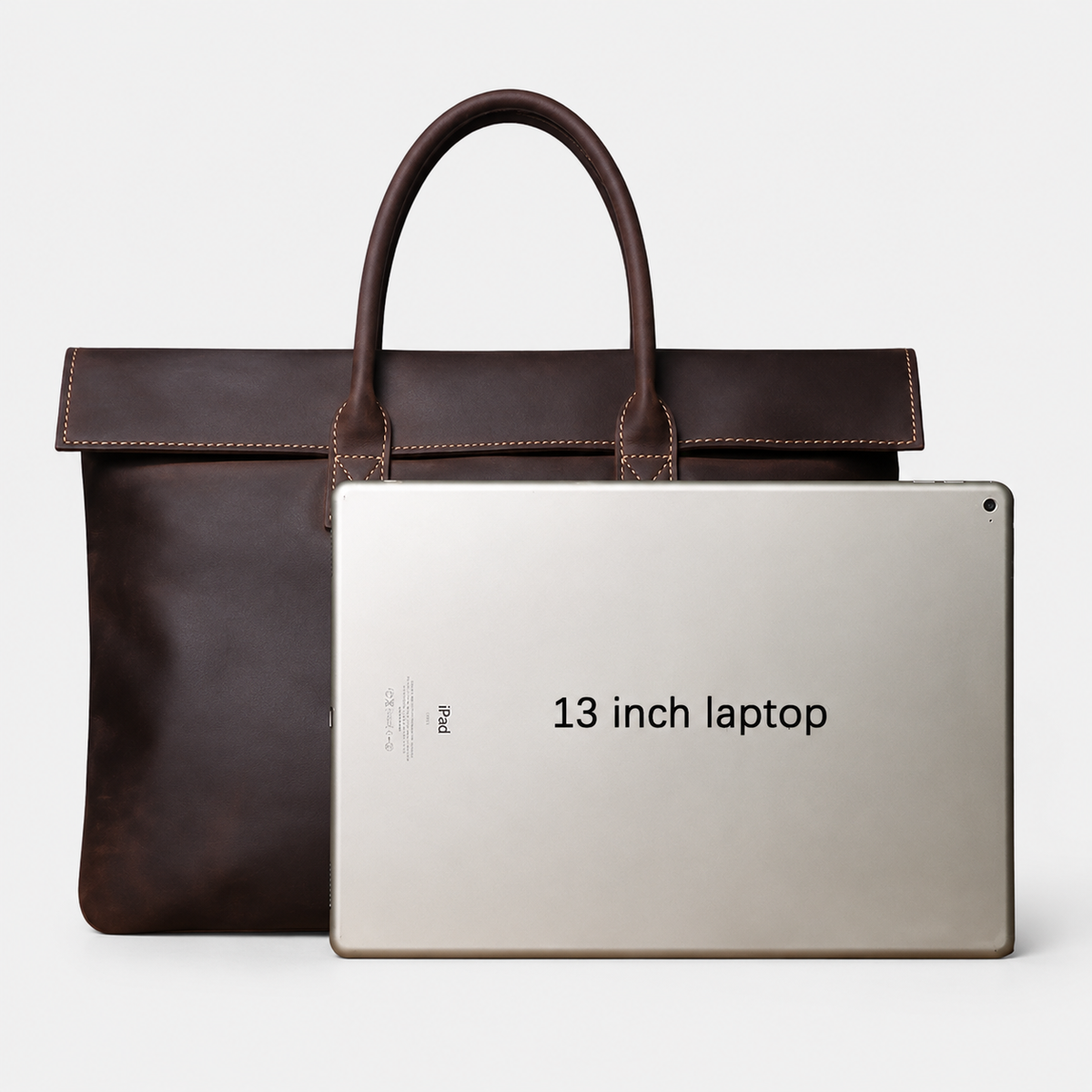 Rufus Leather Flap Tote