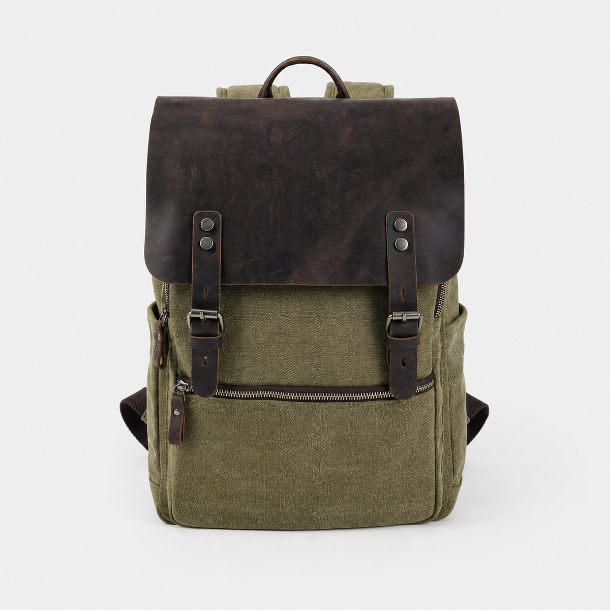 Carter Two-Tone Canvas Backpack