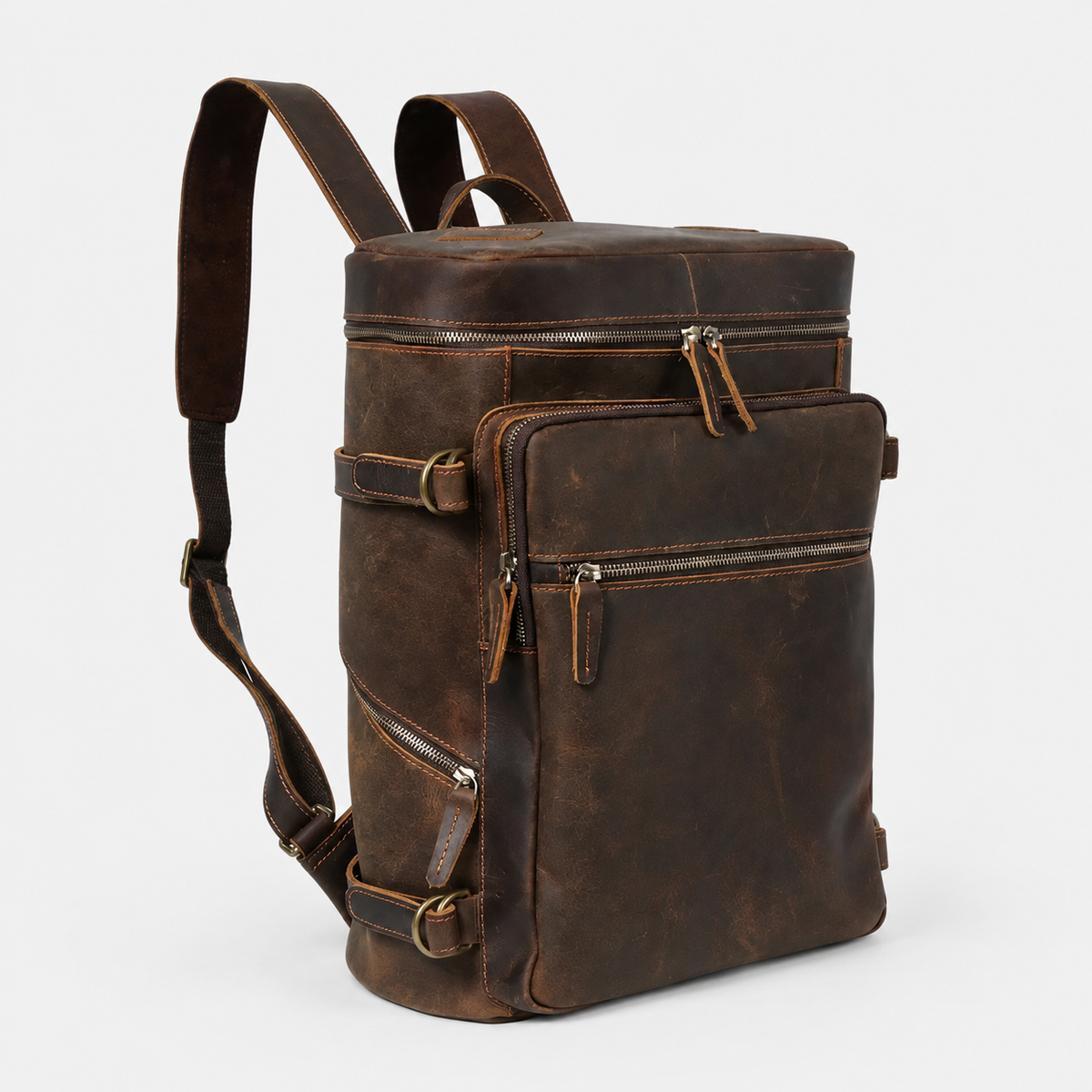 Hawthorne Utility Leather Backpack