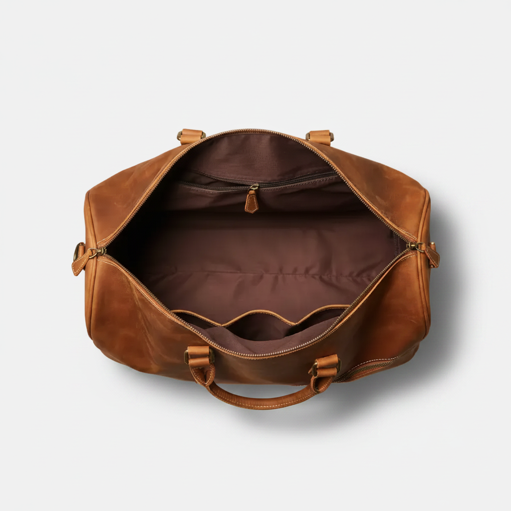 Wellington Weekender Leather Duffel