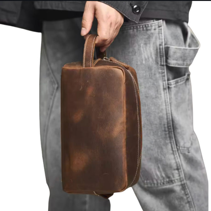 Montgomery Leather Toiletry Bag