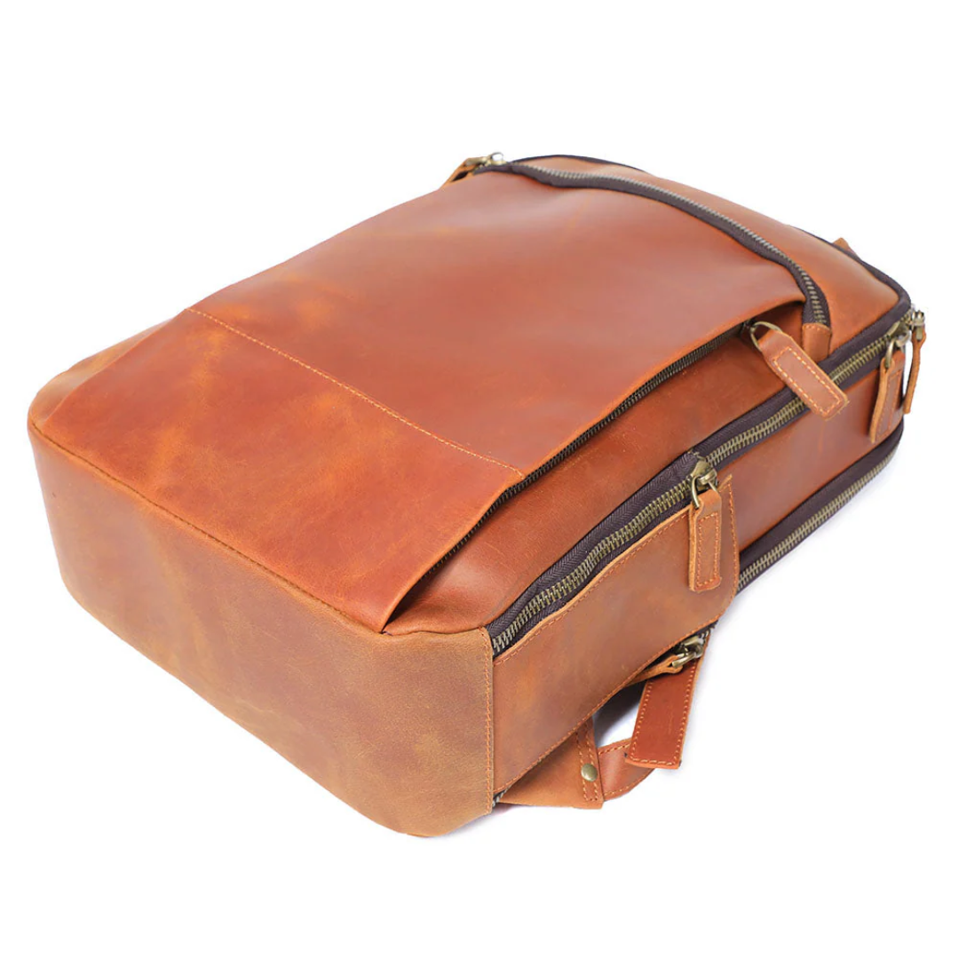 Archer Travel Leather Backpack