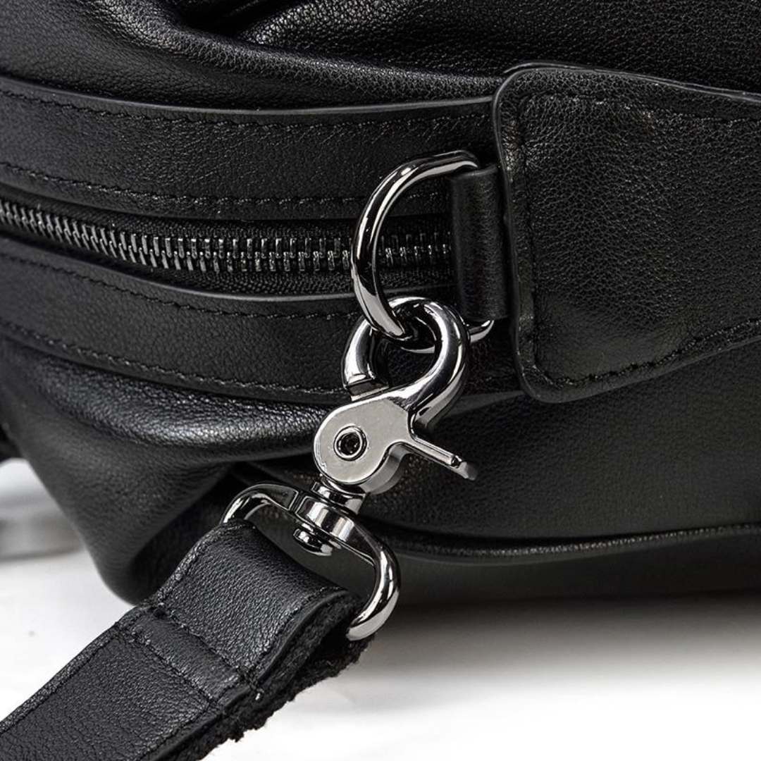 Rafael Curve Leather Duffel