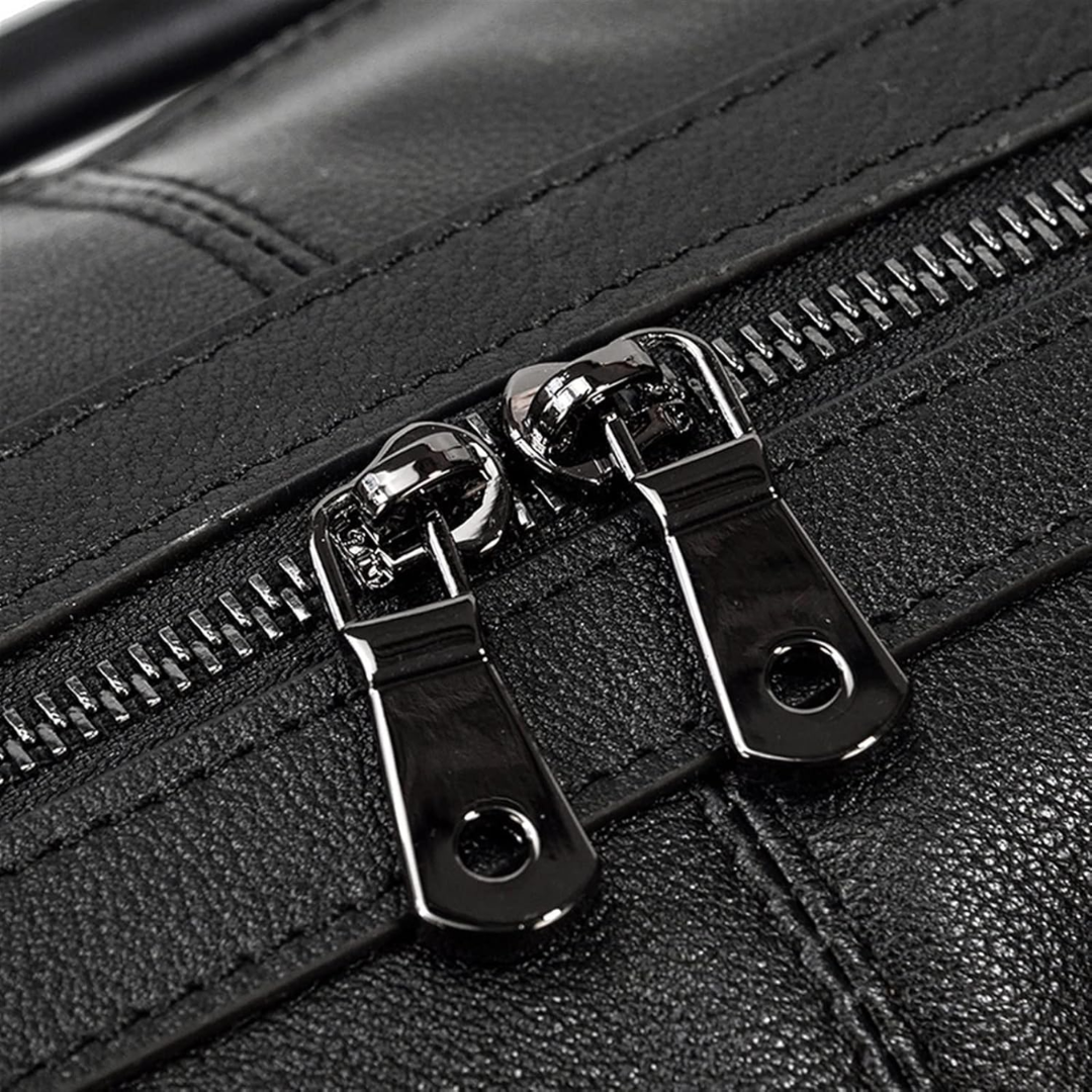 Rafael Curve Leather Duffel