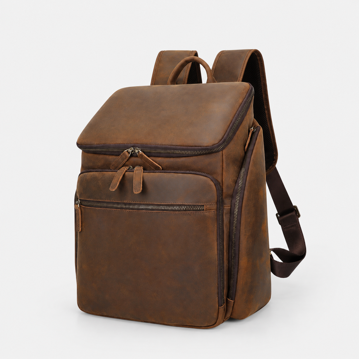 Laurent Leather Daily Carry Backpack