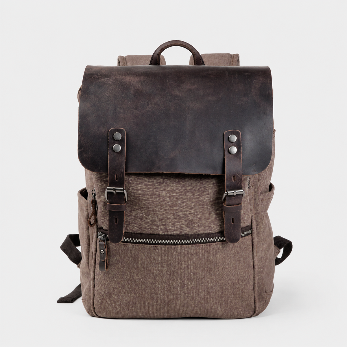 Carter Two-Tone Canvas Backpack