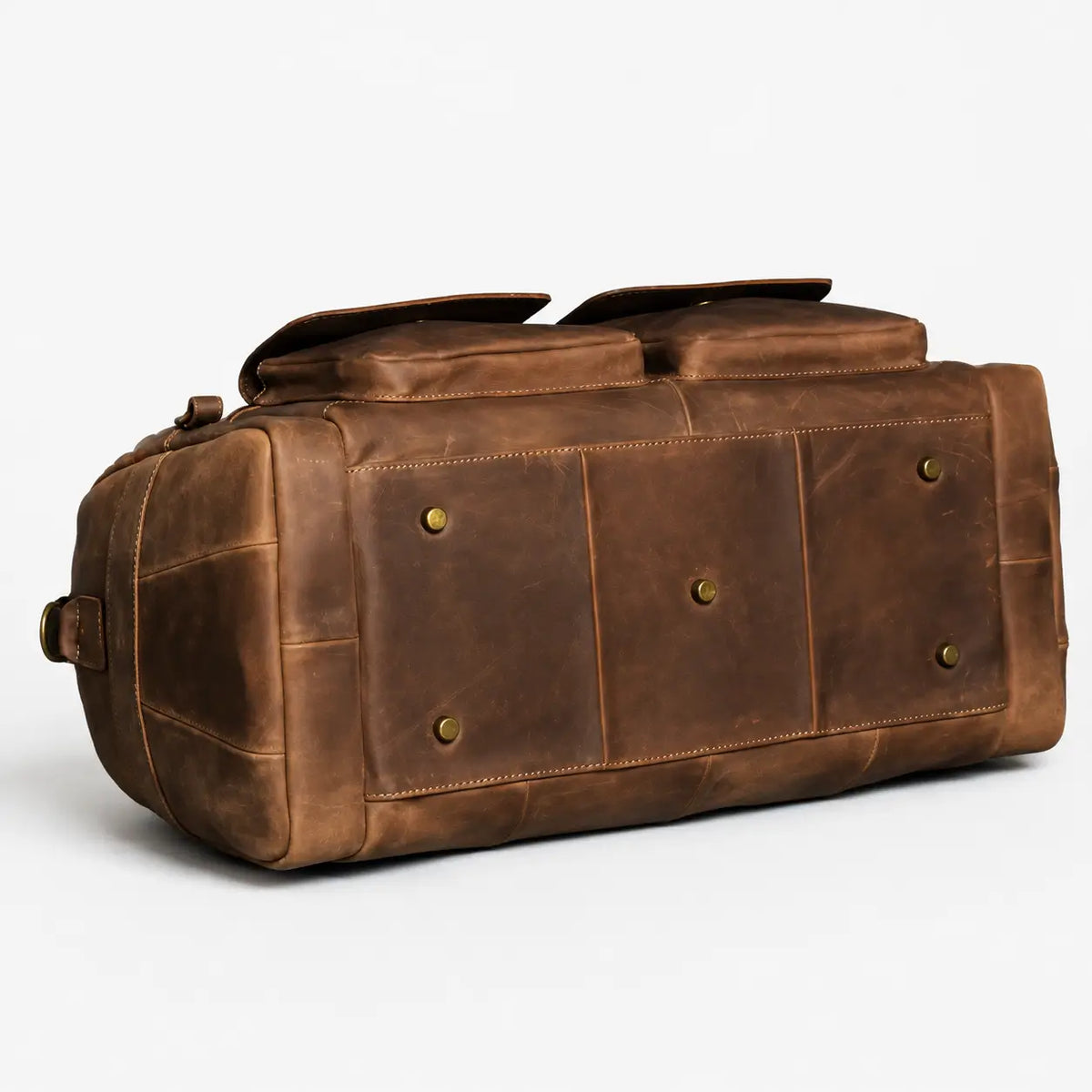 Cromwell Multi-Pocket Leather Duffel
