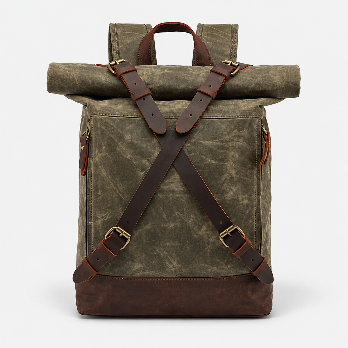Barron Cross‑Strap Canvas Rucksack