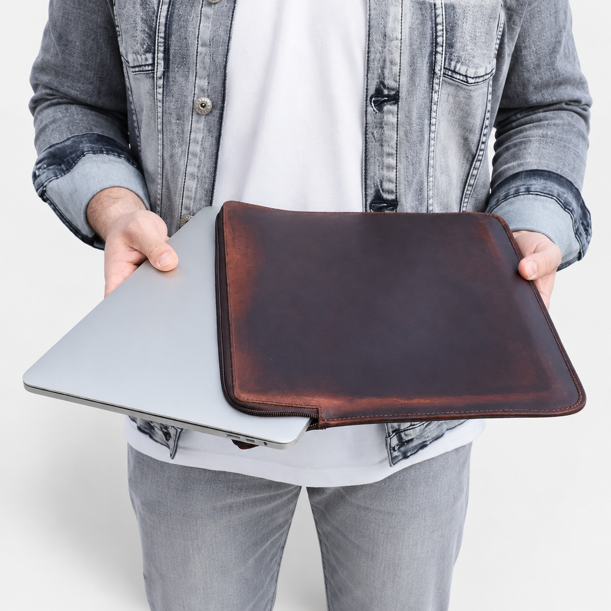 Ashton Leather Laptop Sleeve