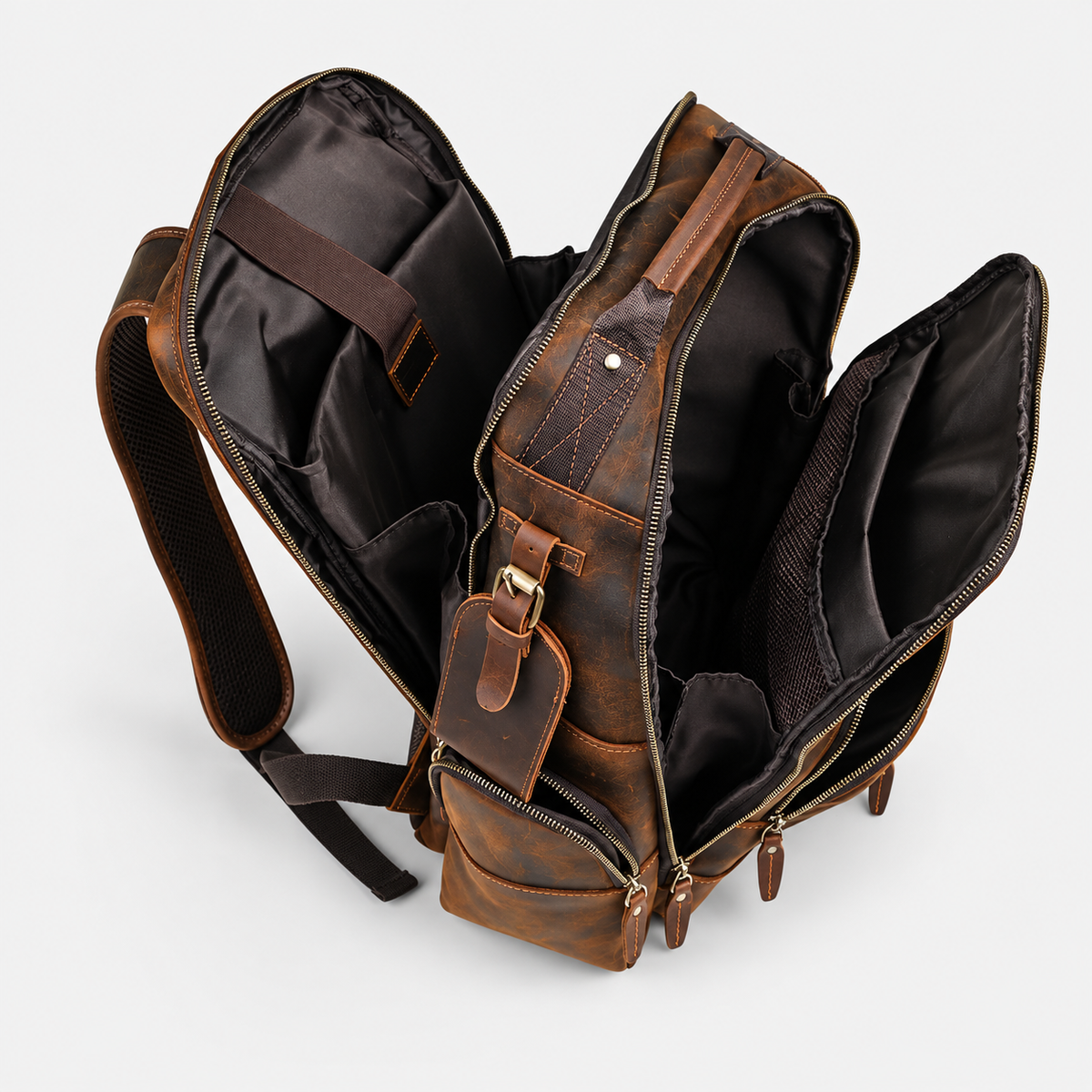 Sterling Travel Leather Backpack