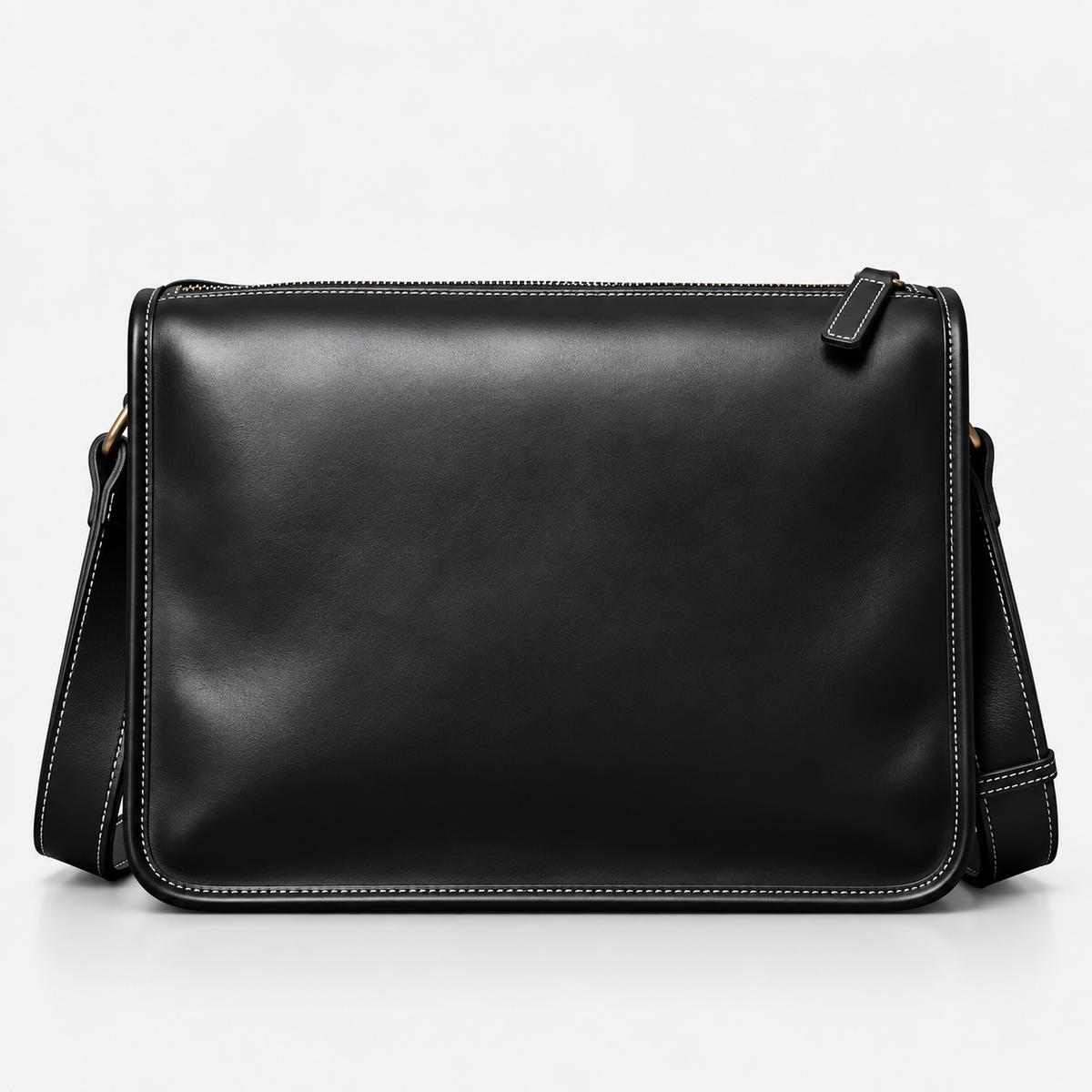Spencer Soft-Structured Leather Messenger