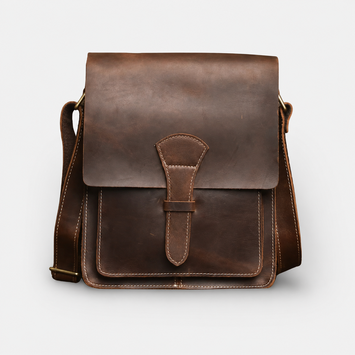 Marc Single Strap Leather Crossbody