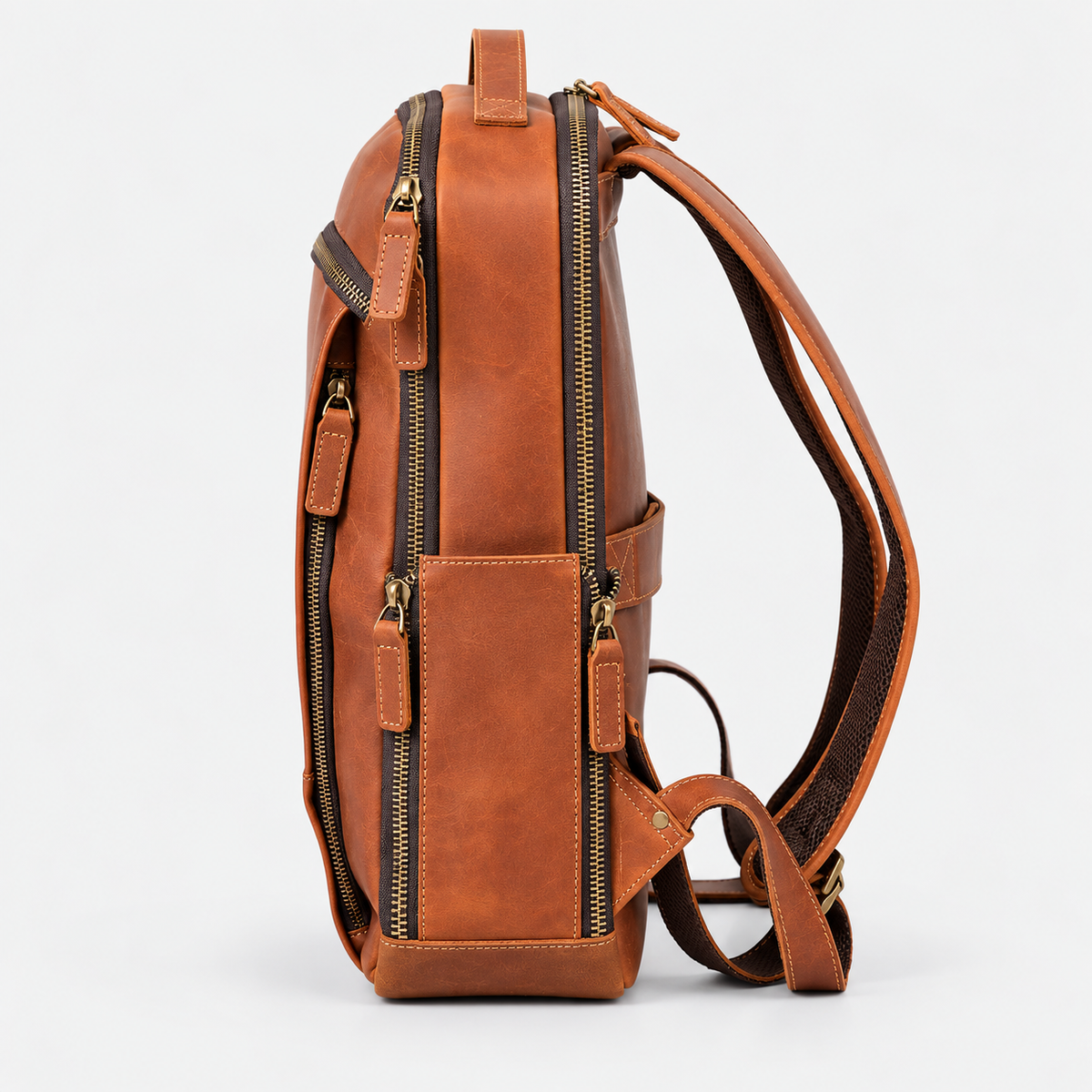 Archer Travel Leather Backpack