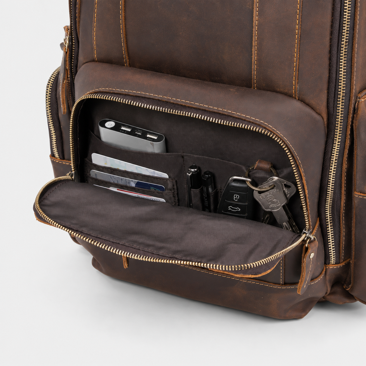 Sterling Travel Leather Backpack