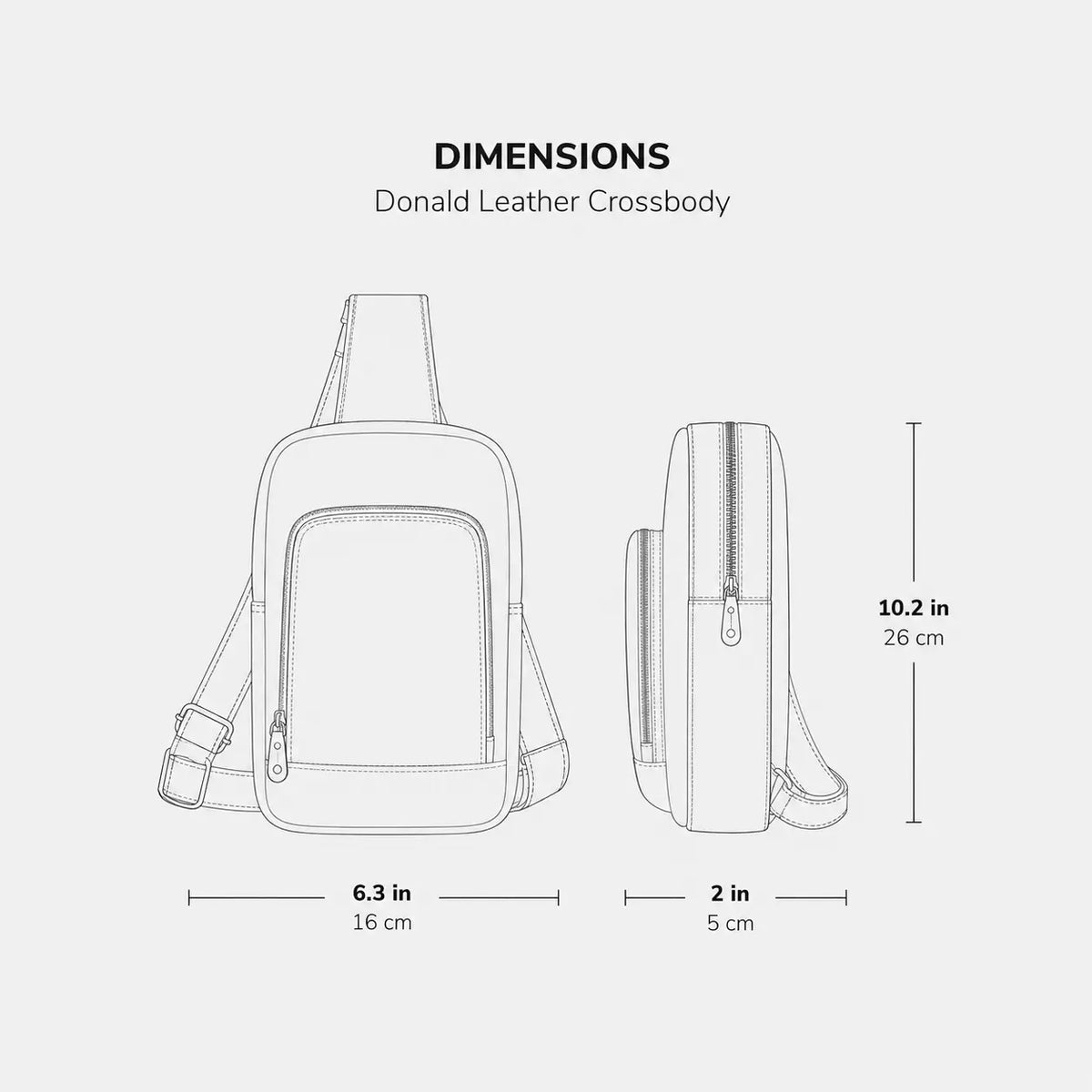 Donald Leather Crossbody