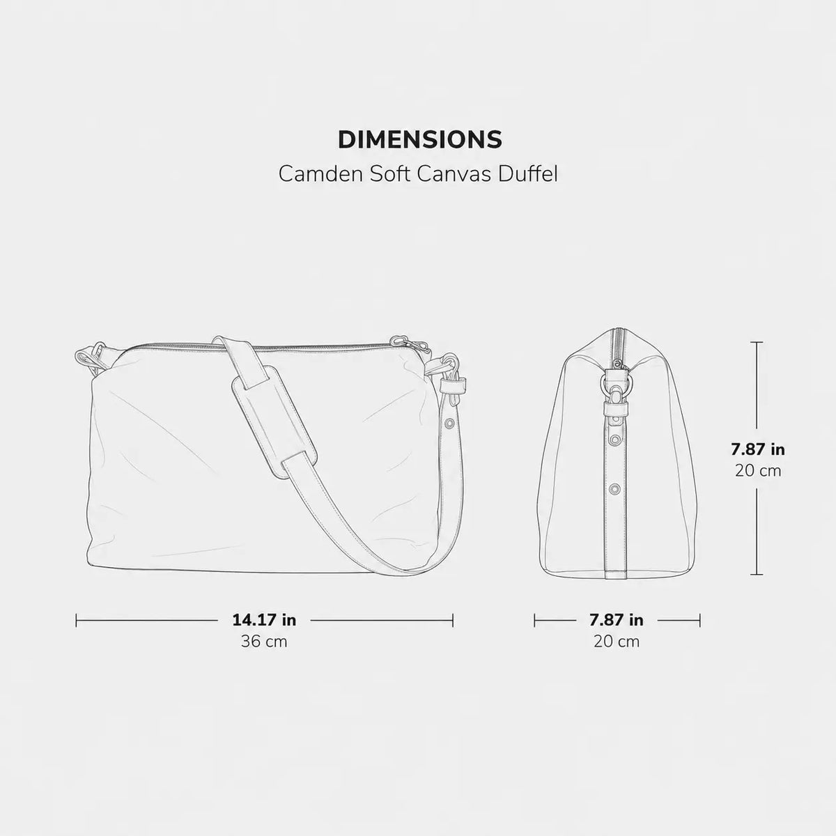 Camden Soft Canvas Duffel