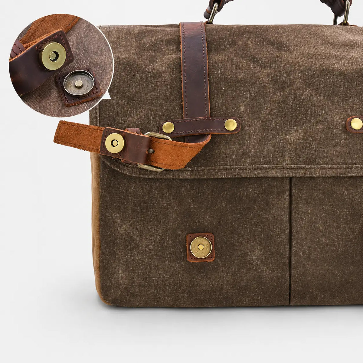 Bennett Waxed Canvas Messenger