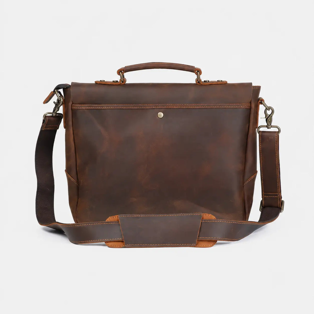 Clinton Classic Leather Messenger