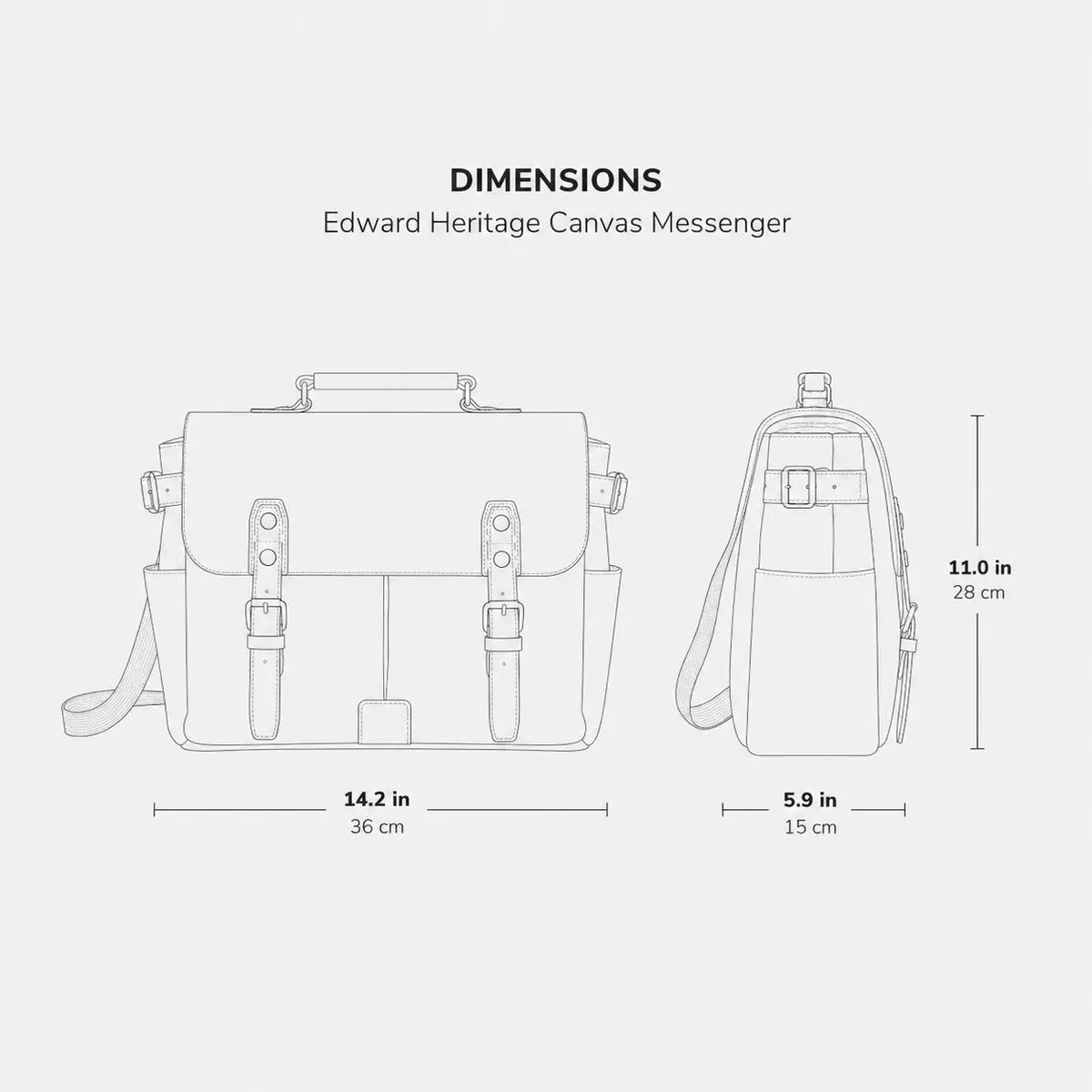 Edward Heritage Canvas Messenger