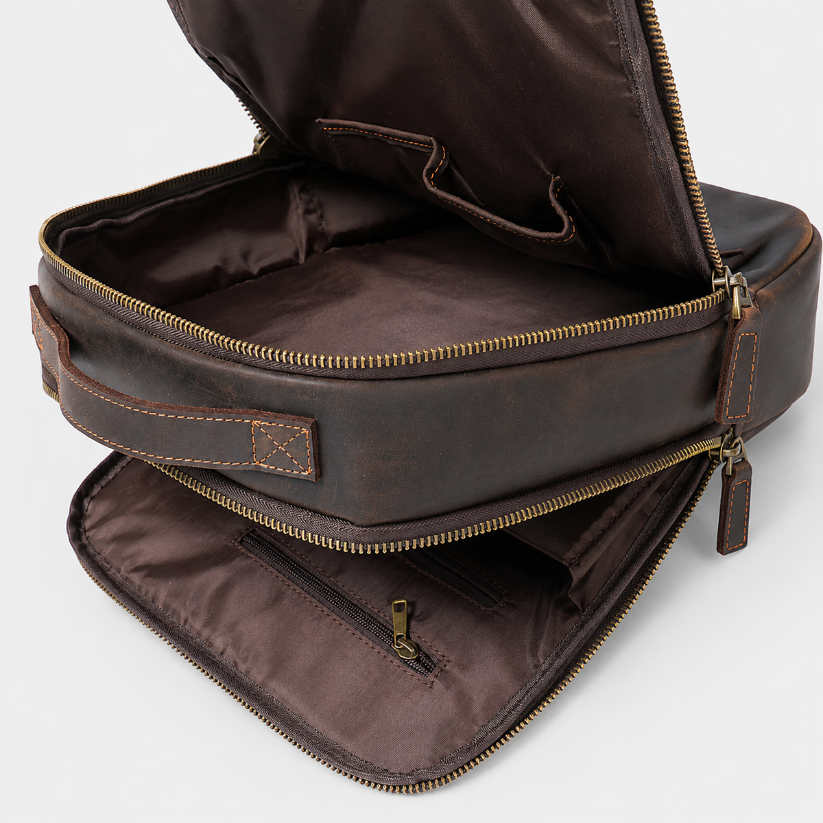 Archer Travel Leather Backpack
