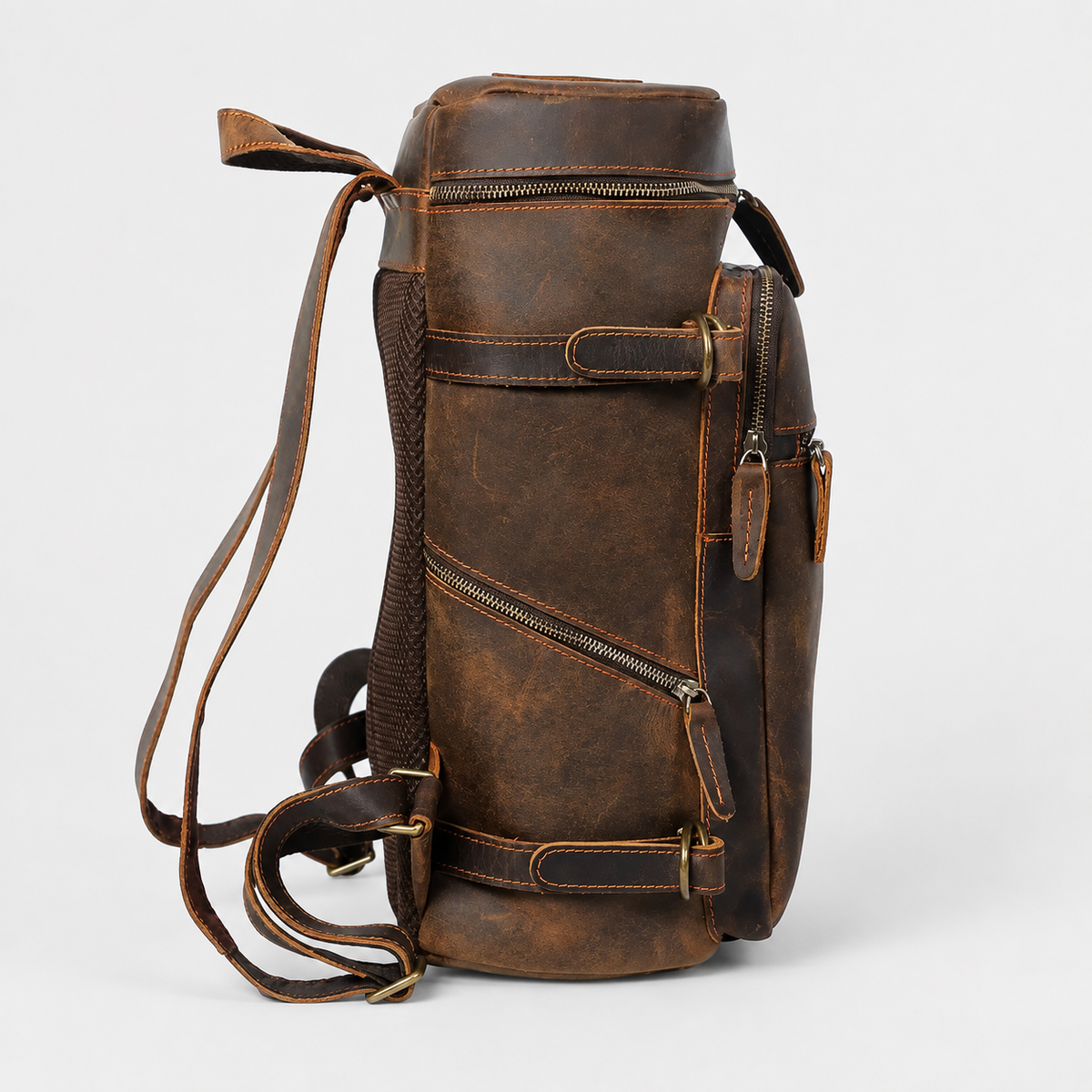Hawthorne Utility Leather Backpack