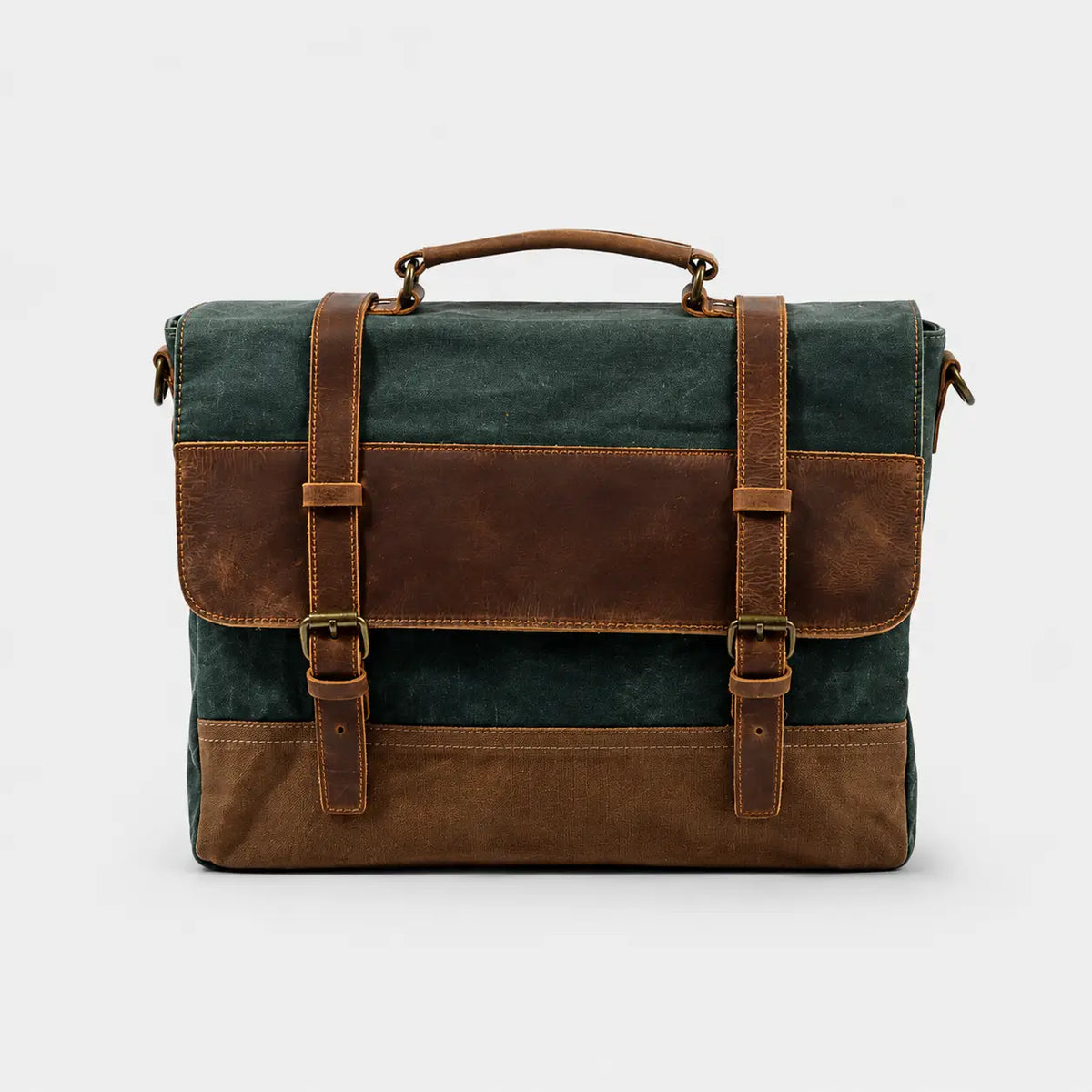 Kevin Panelled Canvas Messenger