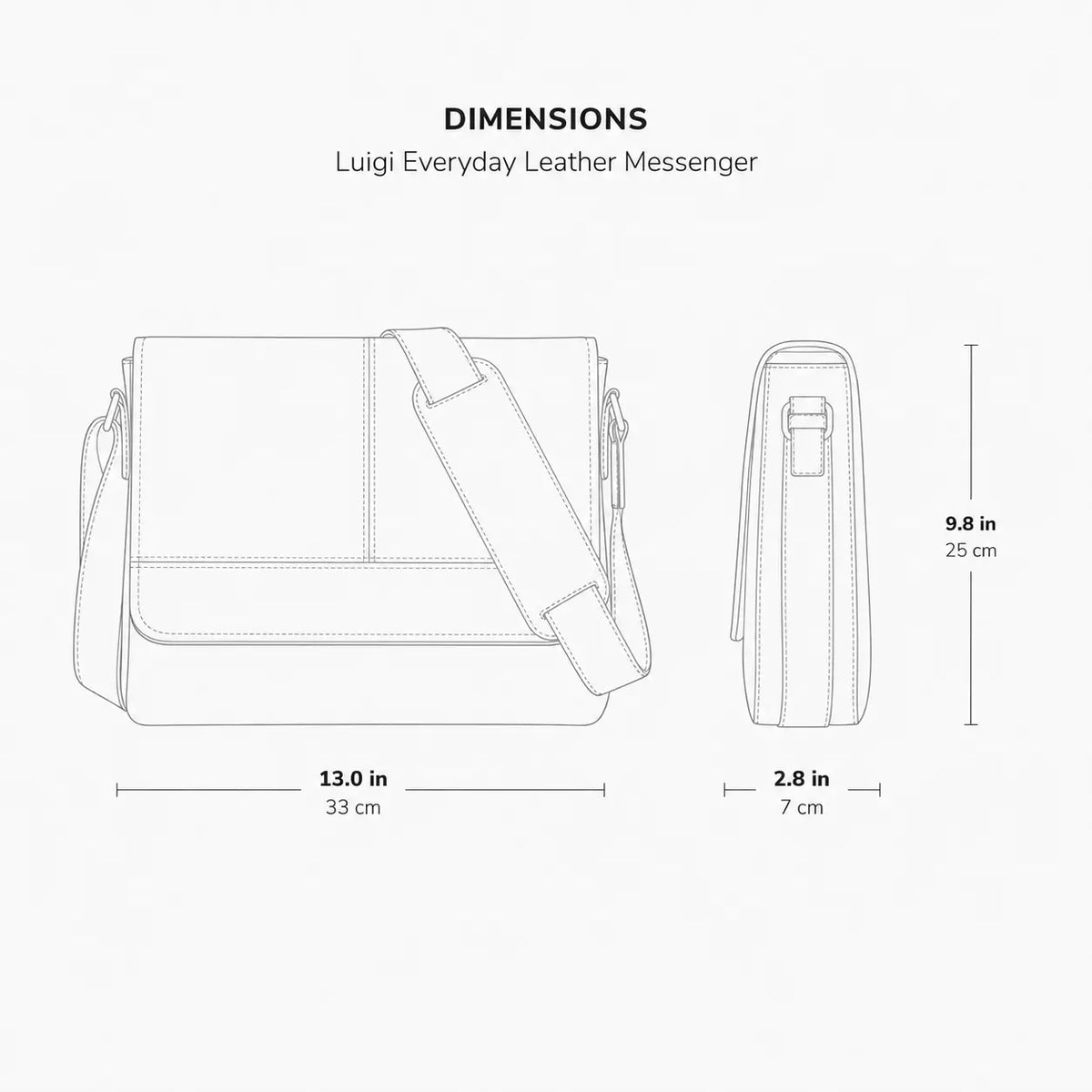 Luigi Everyday Leather Messenger