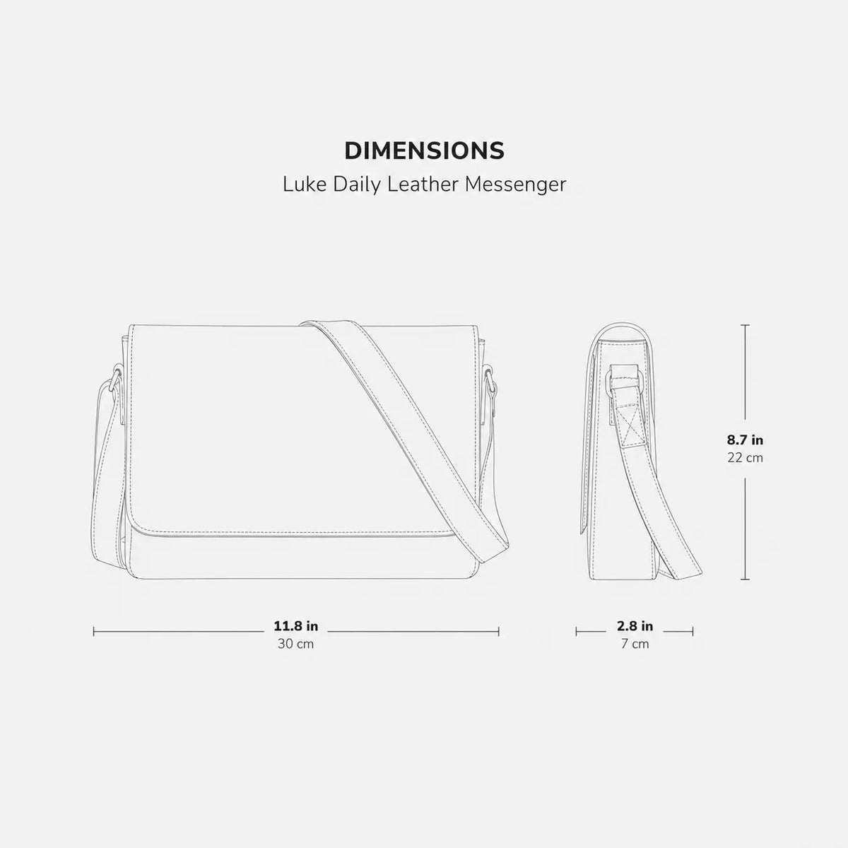 Luke Daily Leather Messenger